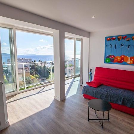 Tres Beau T2 Climatise Refait A Neuf, Vue Mer Panoramique Exceptionnelle A 120M A Pied De La Plage ラシオタ エクステリア 写真